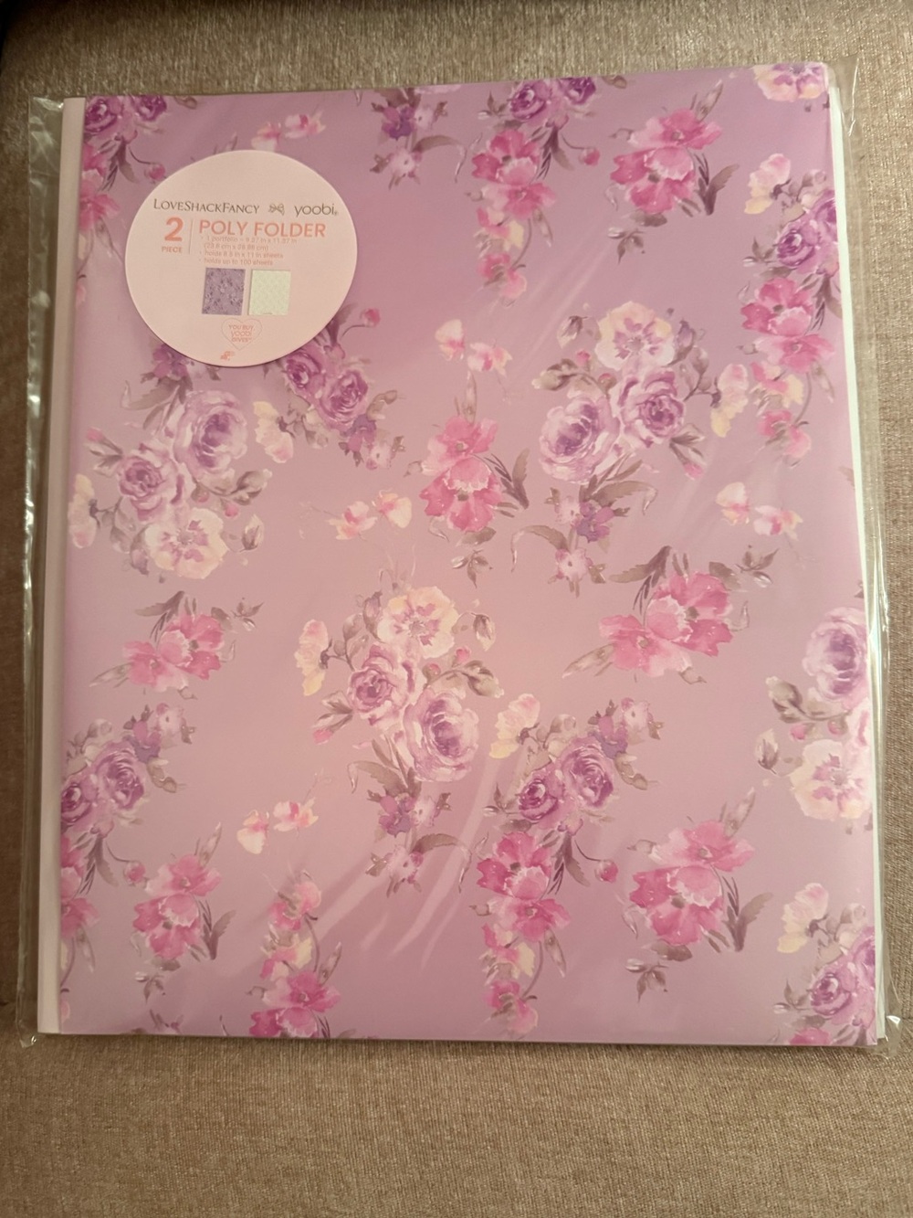 🎀LoveShackFancy x Target Yoobi 4pc BUNDLE Pencil Pouch, Comp Book, 2 Polyfolders - Picture 6 of 7